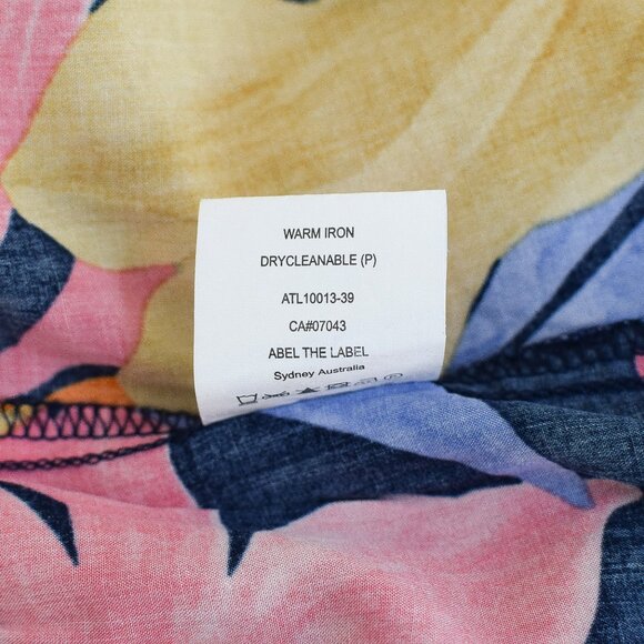 Anthropologie Abel the Label Leonard Floral Tropical Midi Maxi Dress Size M Boho - Picture 16 of 16